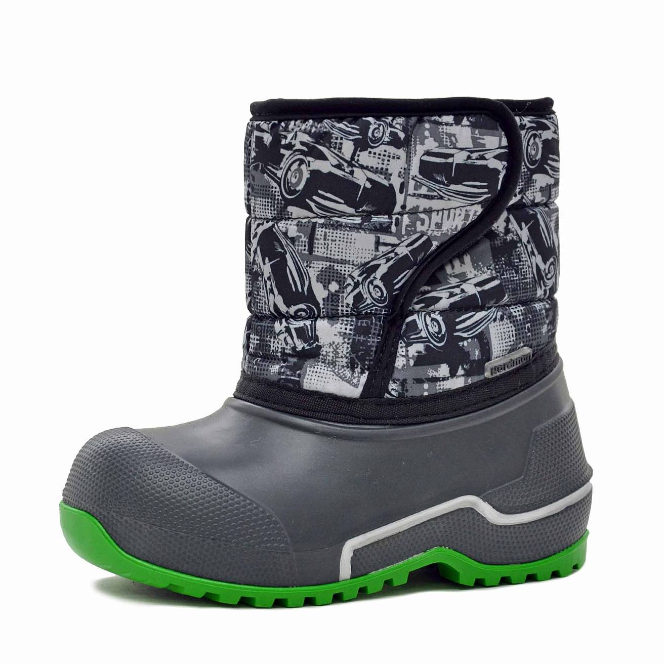 Сноубутсы Nordman Cross из ЭВА+ТЭП серый/зеленый - фото 2