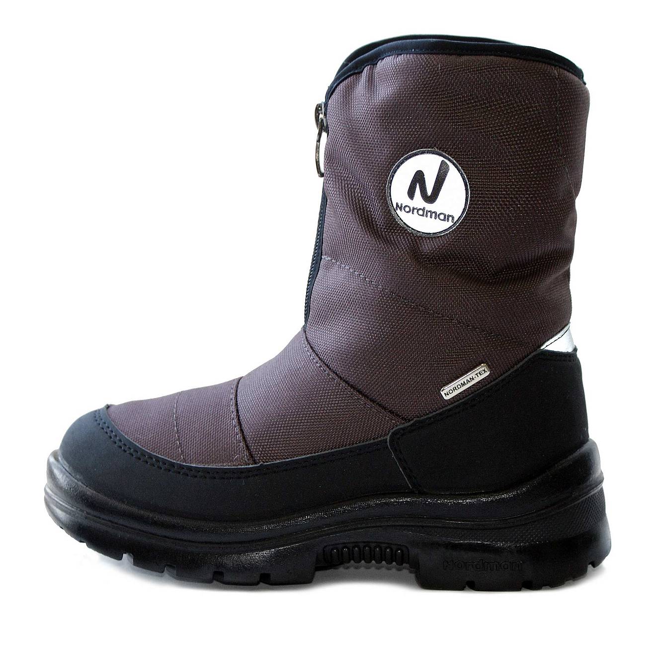 Зимние детские сапоги Nordman Next коричневые - фото 3