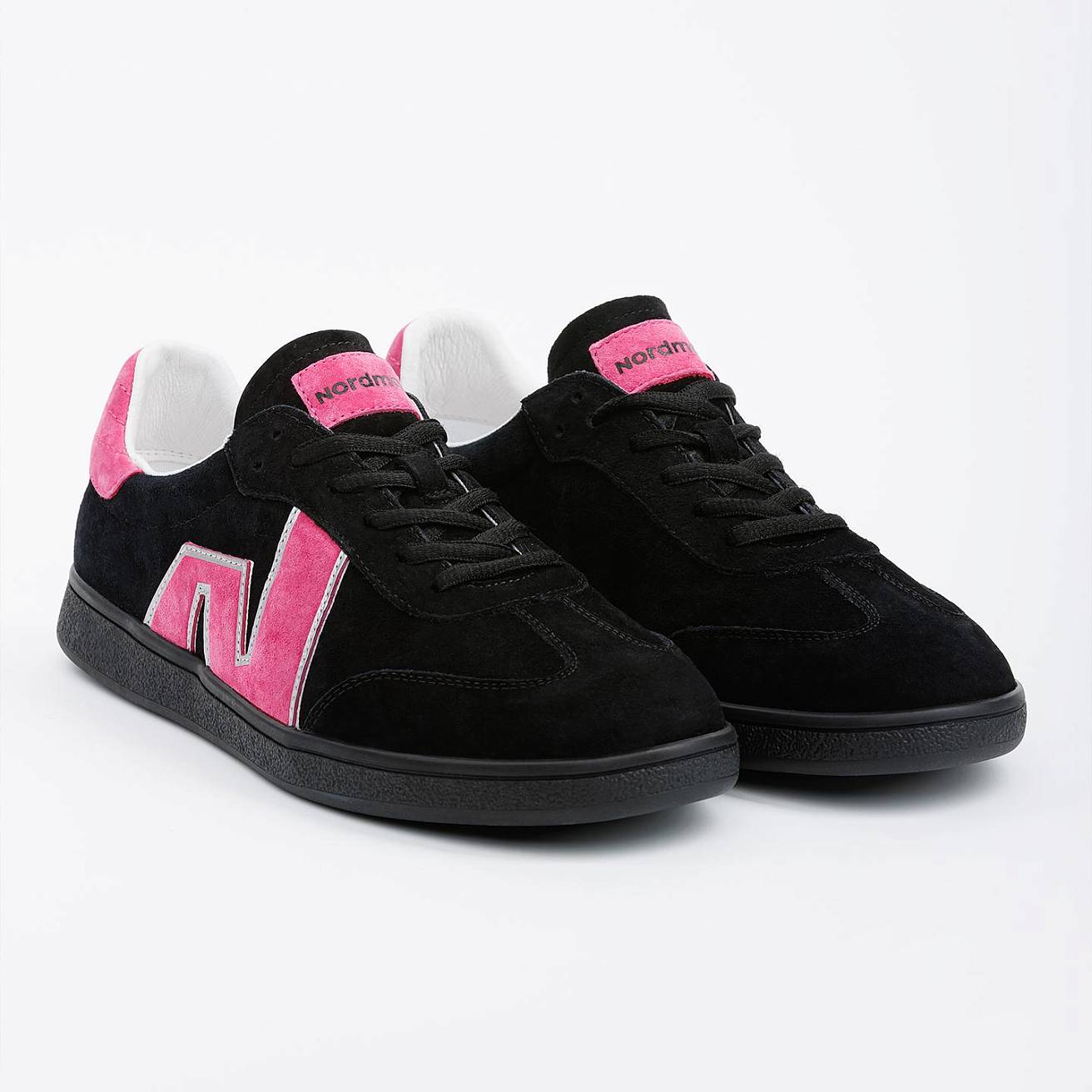 Женские кроссовки Nordman черный с розовым - фото 1