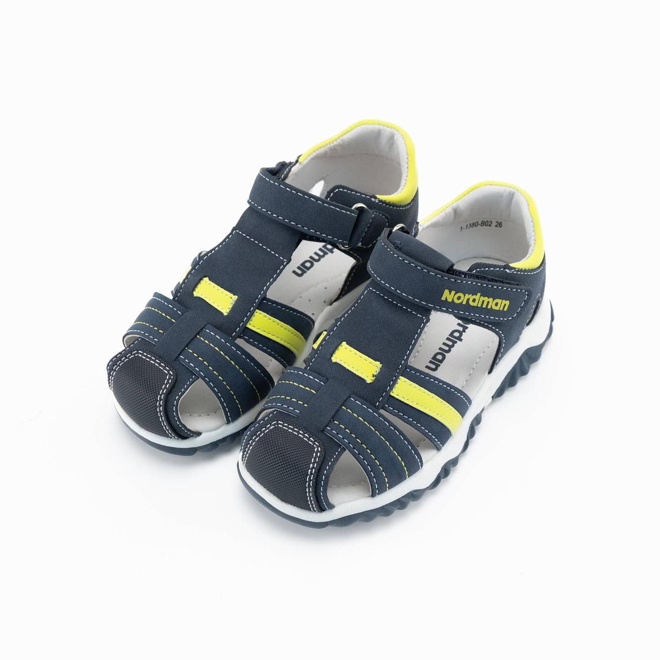 Сандалики детские Nordman Boom цвет тёмно-синий - фото 2