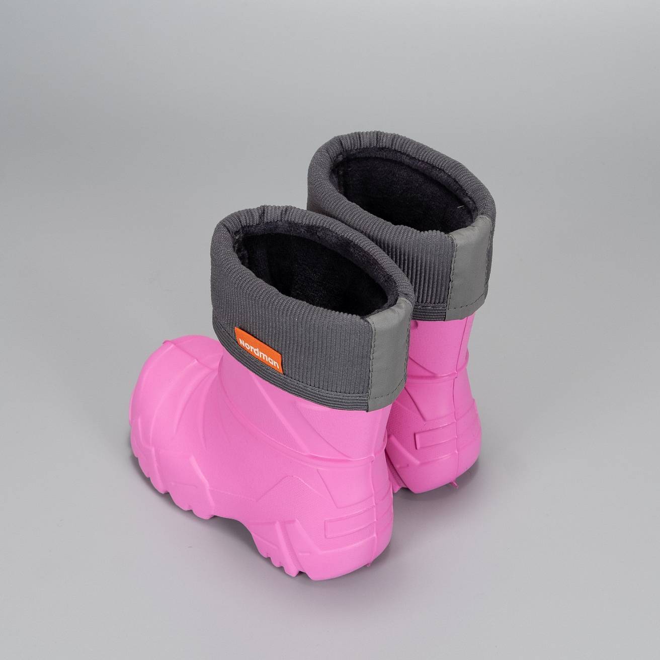 Сапоги детские Nordman Kids со съемным флисовым утеплителем розовые - фото 8