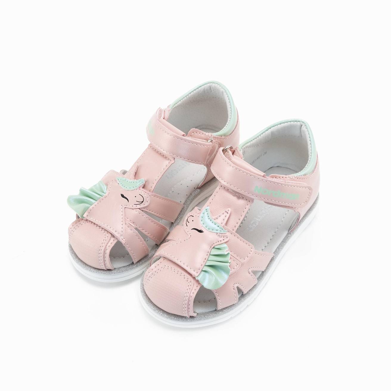 Сандалики детские Nordman Boom цвет розовый - фото 3