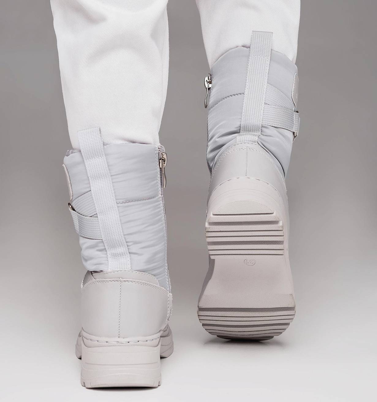 Nordman дутики на молнии цвет серый - фото 3