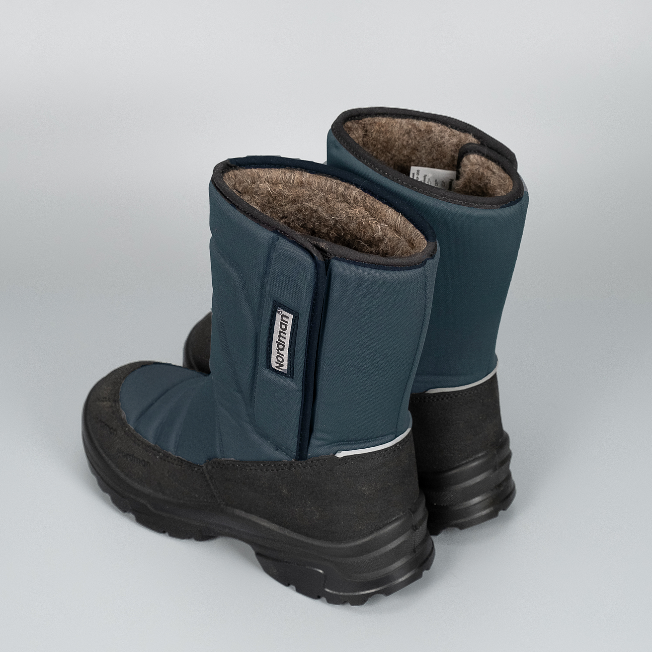 Зимние детские сапоги Nordman Lumi  на липучке темно-серые - фото 2