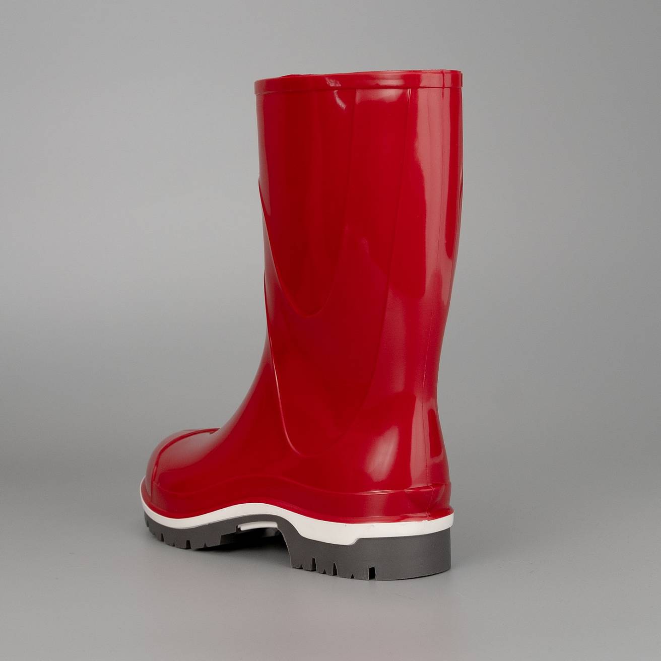 Подростковые сапоги ПВХ NORDMAN DROP красные - фото 5