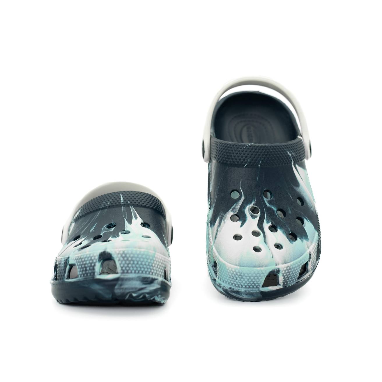 Сабо из ЭВА Nordman Schlöps синие с модуляцией бело-голубой - фото 6