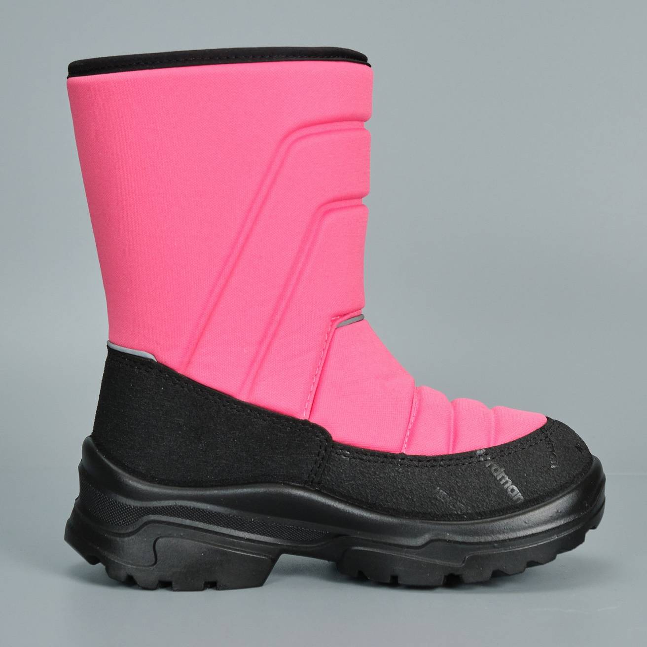 Зимние детские сапоги Nordman Lumi на липучке розовые - фото 3