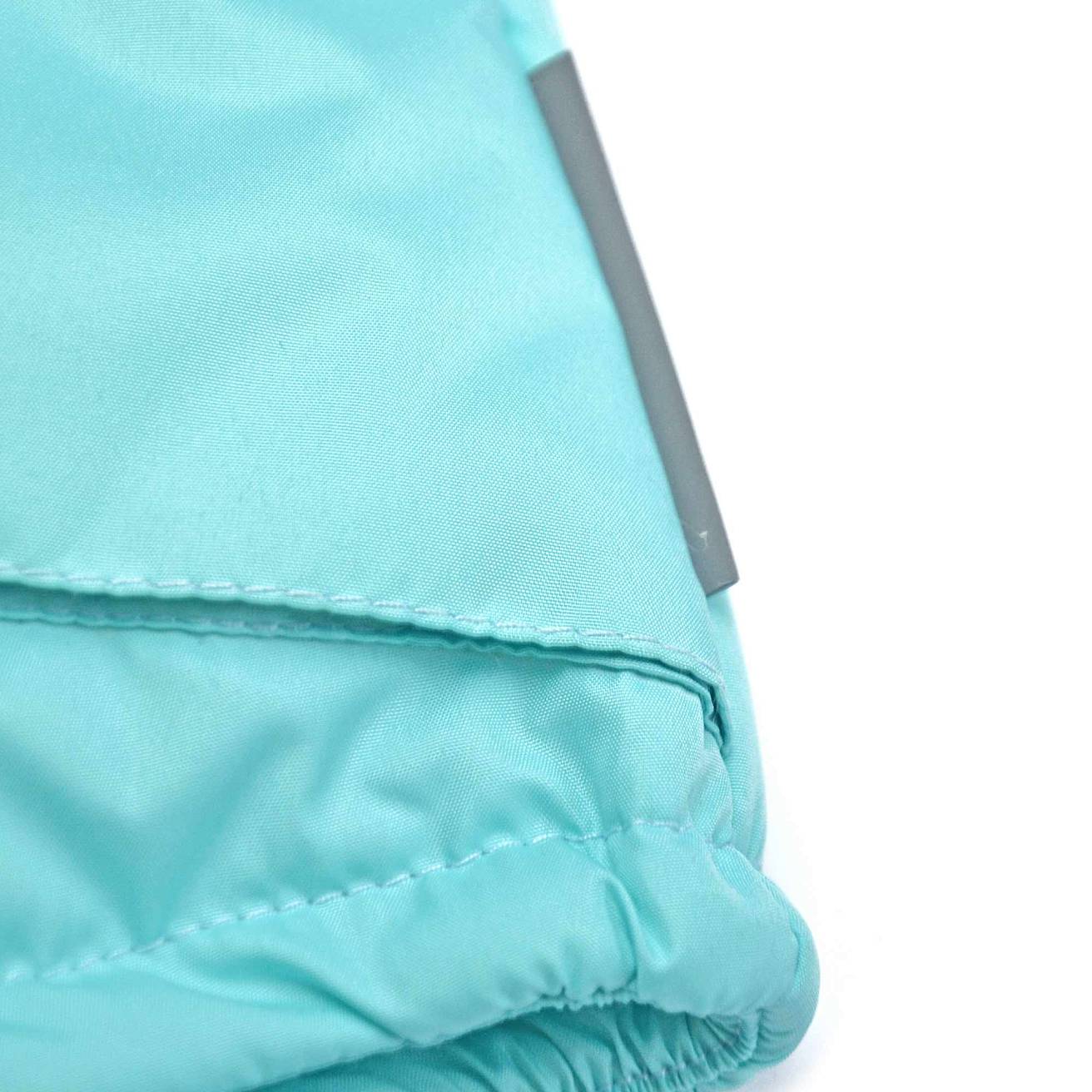 Жилетка с капюшоном бирюзовая - фото 7