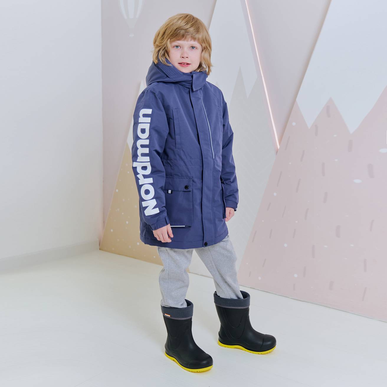 Nordman Wear куртка-парка утеплённая темно-синяя - фото 2