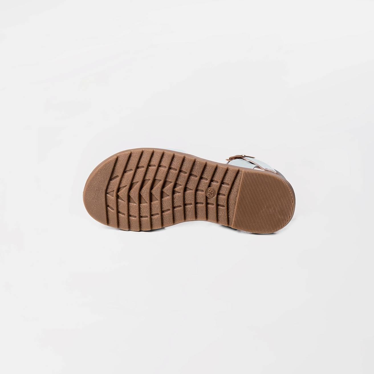 Босоножки детские летние голубые - фото 9