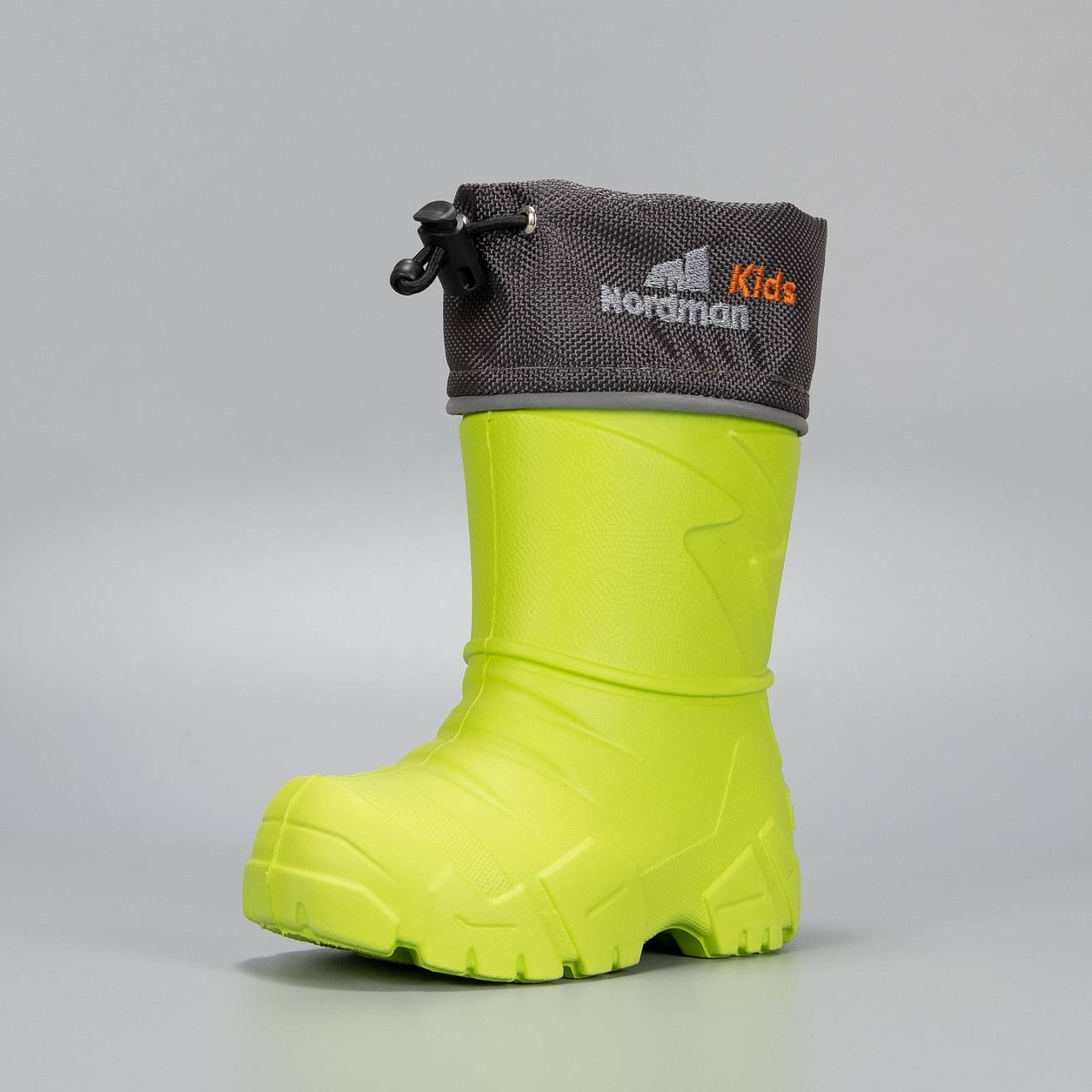 Сапоги Nordman Kids из ЭВА cо съемным мехом лайм - фото 2