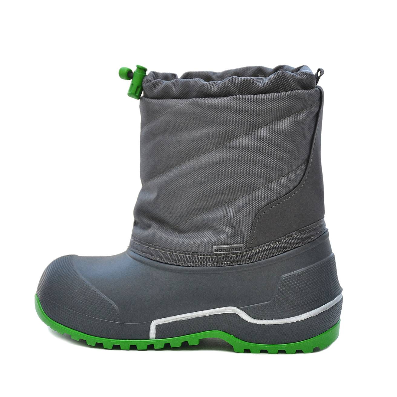 Сноубутсы Nordman Cross из ЭВА+ТЭП серый/зеленый - фото 4
