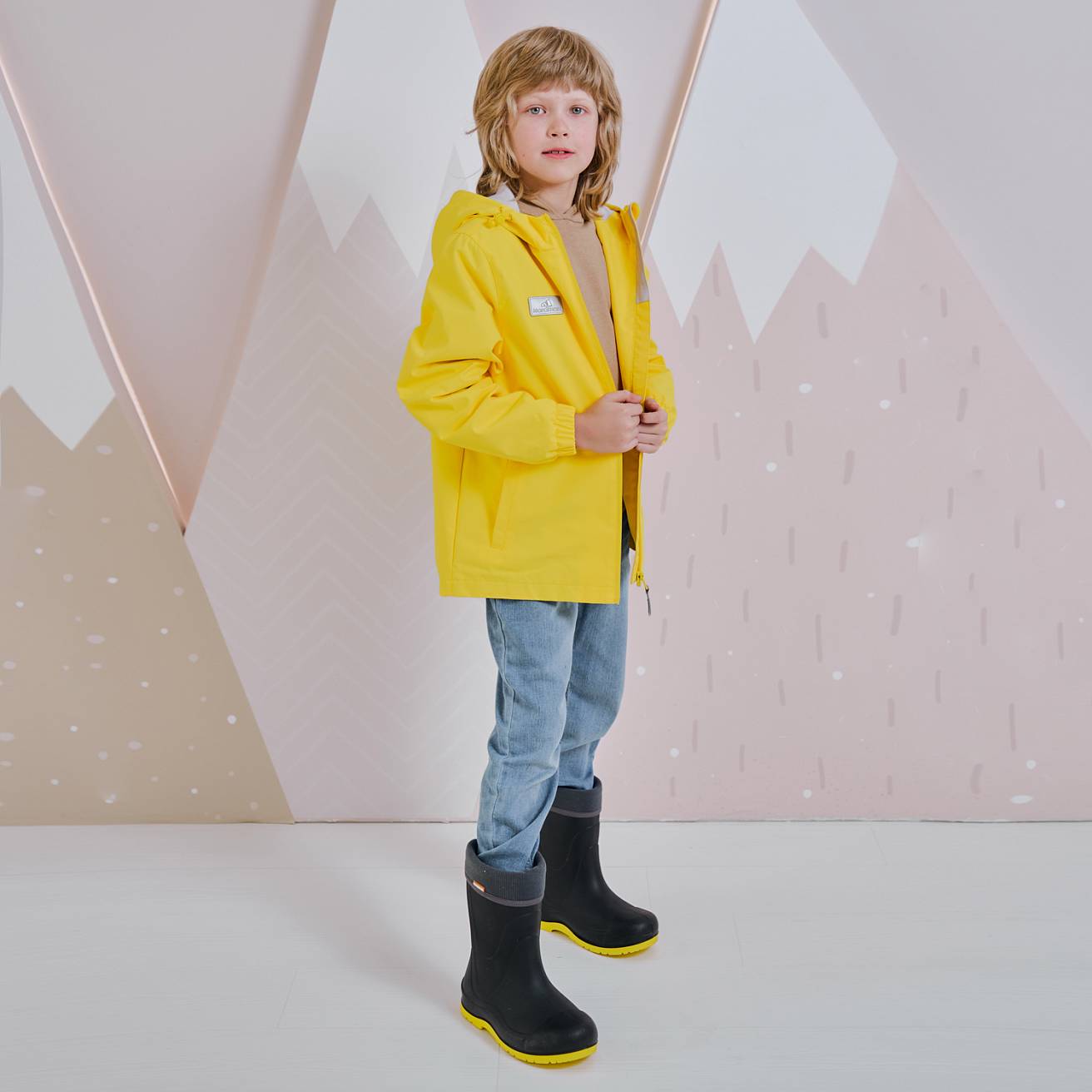 Nordman Wear куртка-ветровка без утеплителя желтая - фото 2