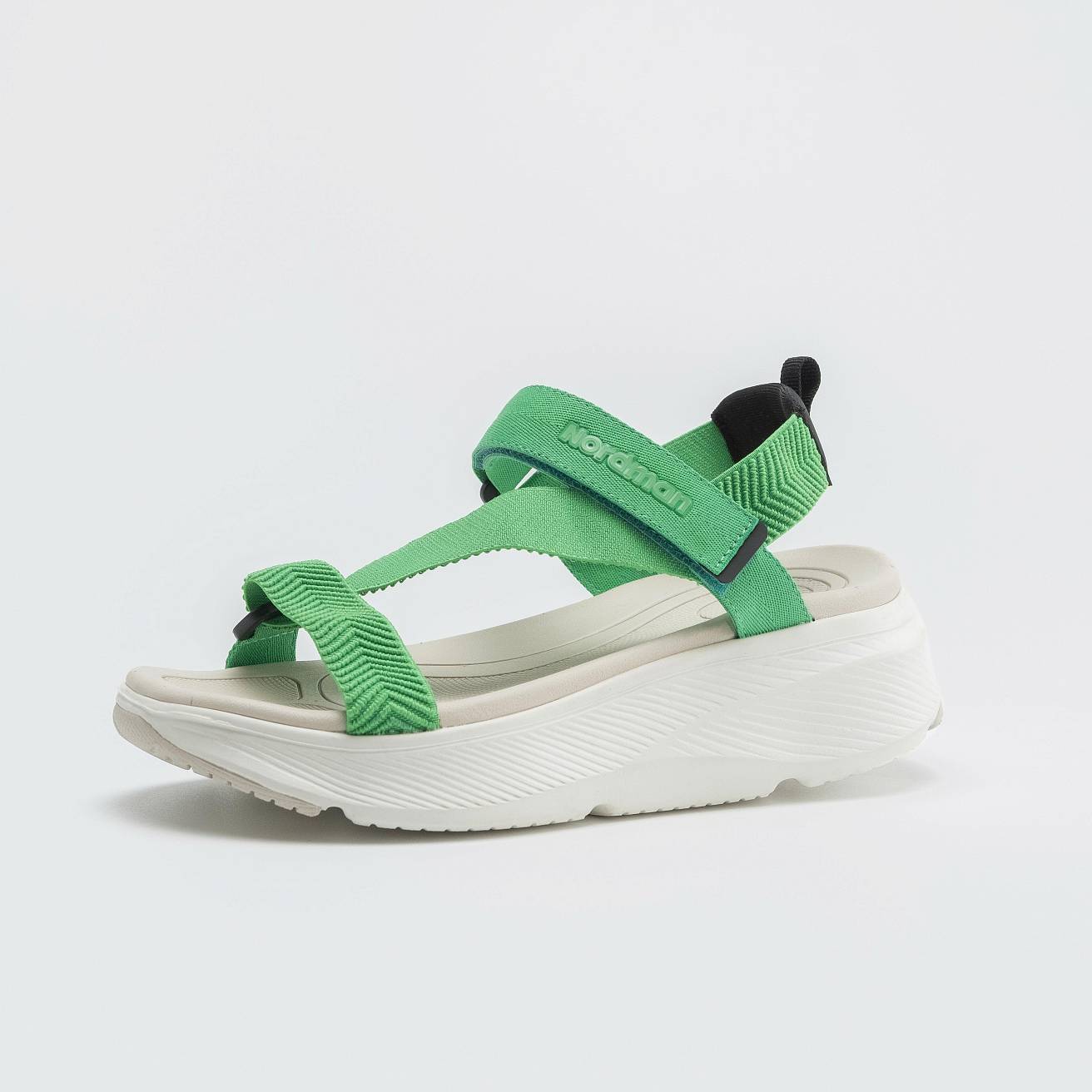 Nordman сандалии женские летние зелёные - фото 4