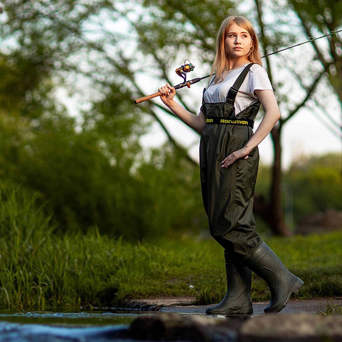 Вейдерсы Nordman Expert из нейлона олива - фото 7