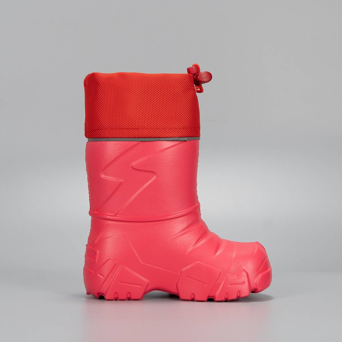 Сапоги Nordman Kids из ЭВА с вшитым меховым вкладышем красные - фото 5