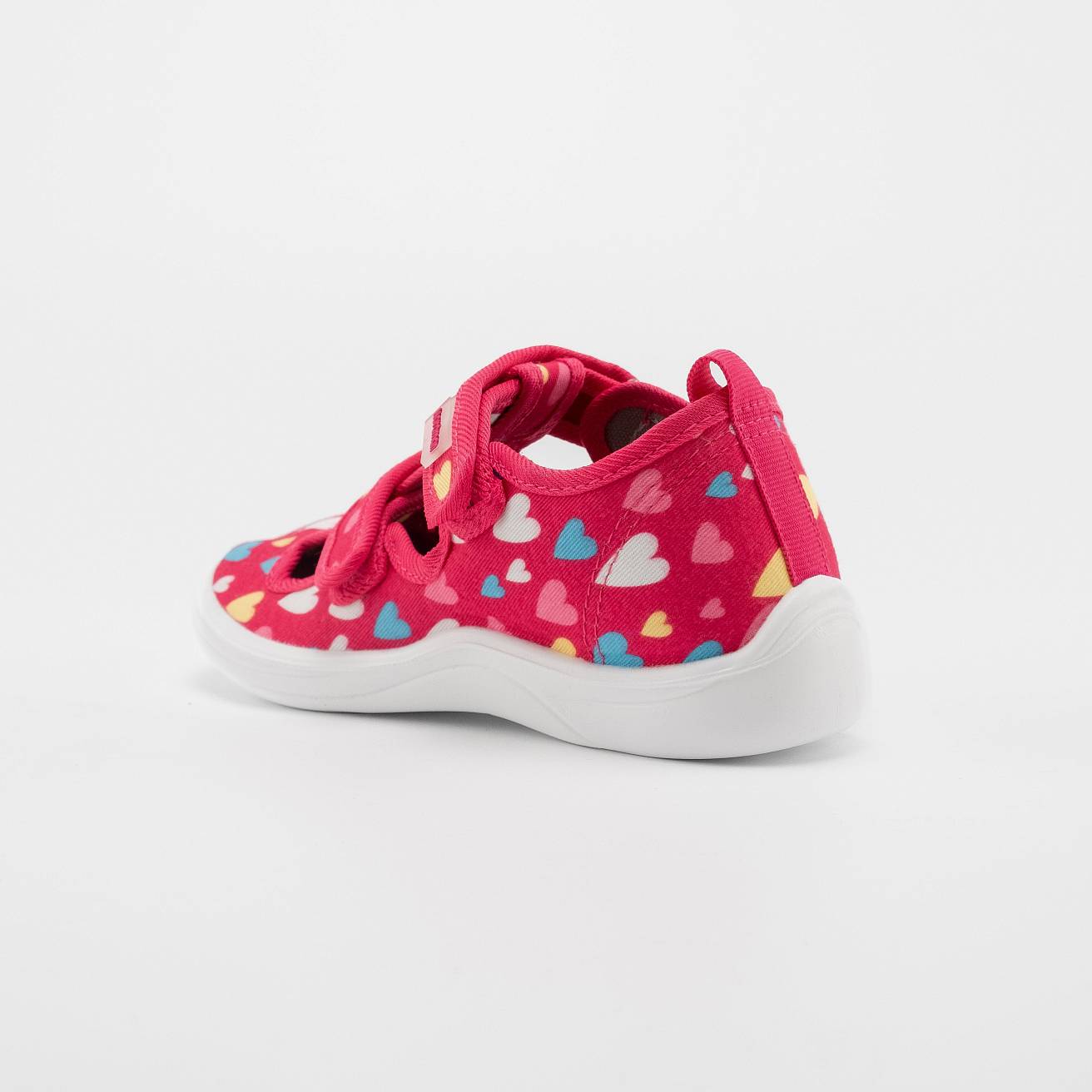 Тапочки детские Nordman Stars принт сердечки - фото 5