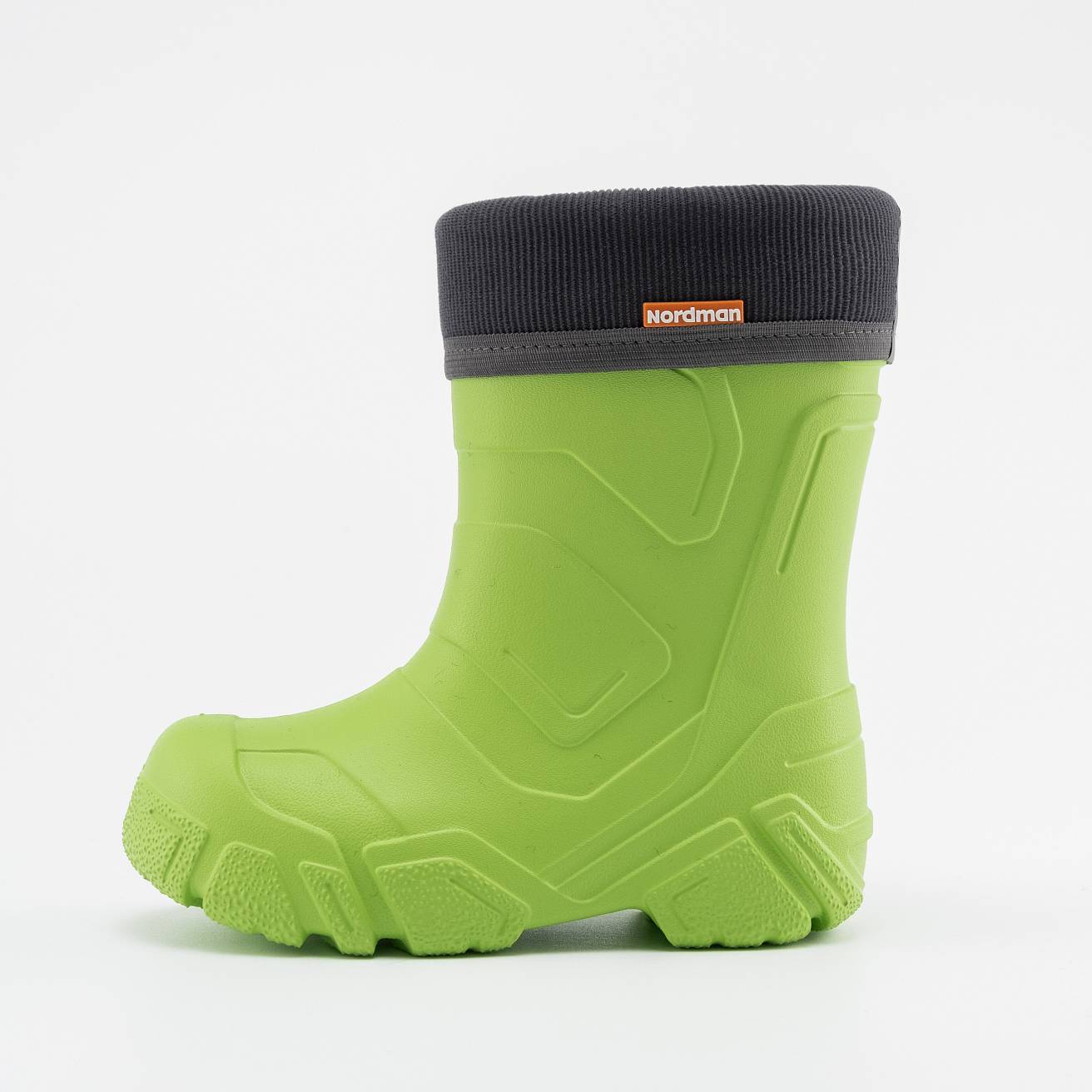 Сапоги детские Nordman Kids 2.0 со съемным флисовым утеплителем лайм - фото 3