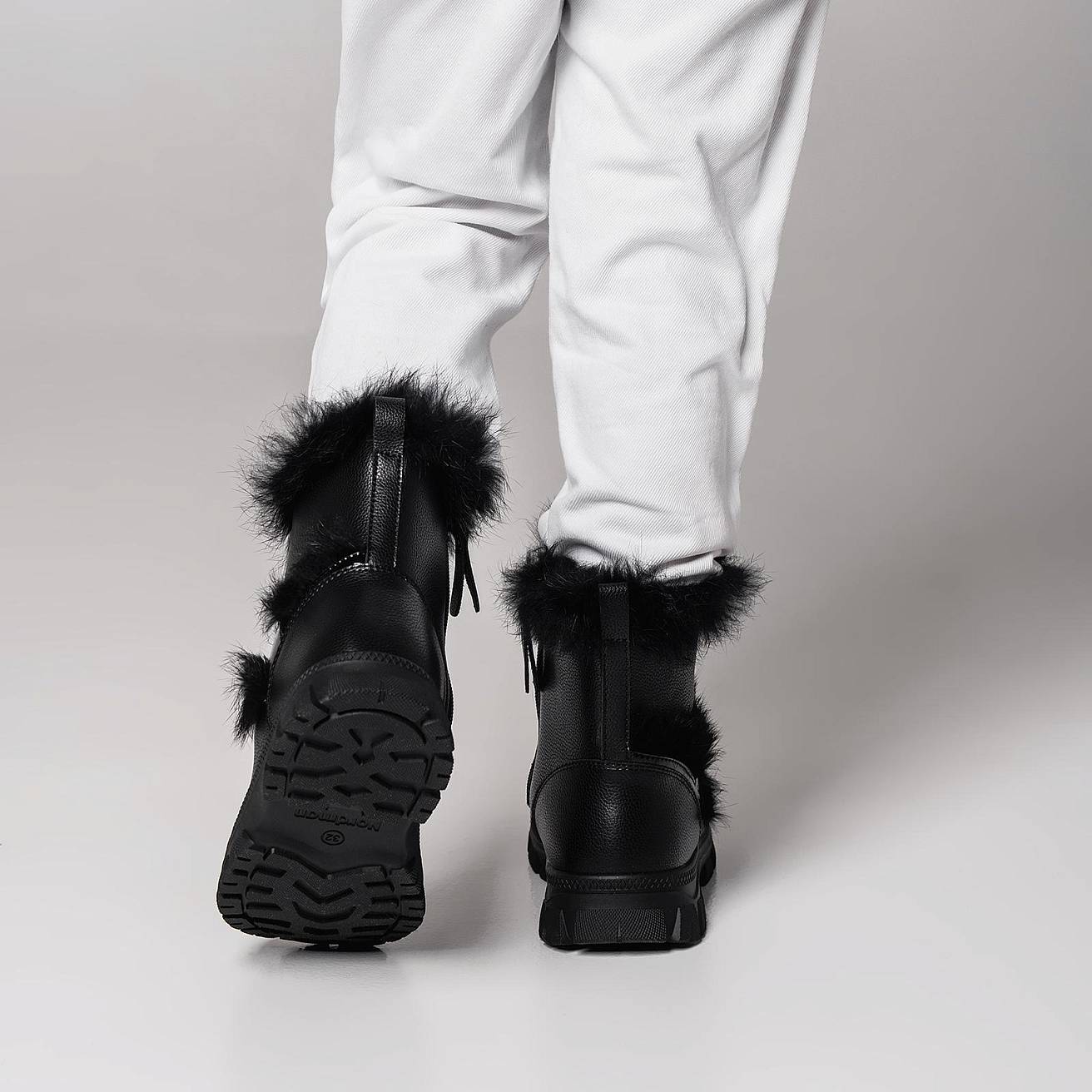 Ботинки Nordman зимние цвет черный - фото 3