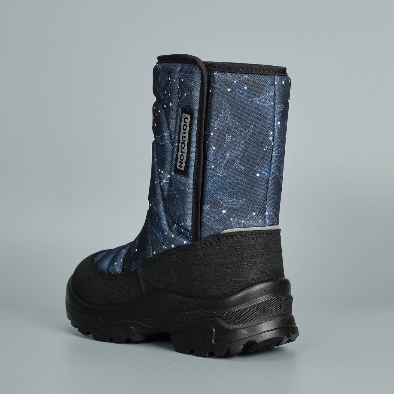 Зимние детские сапоги Nordman Lumi на липучке WHALE_SV#NAVY - купить в ...
