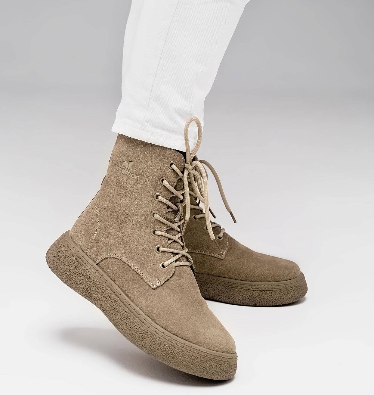 Nordman ботинки на шнурках цвет песочный - фото 3