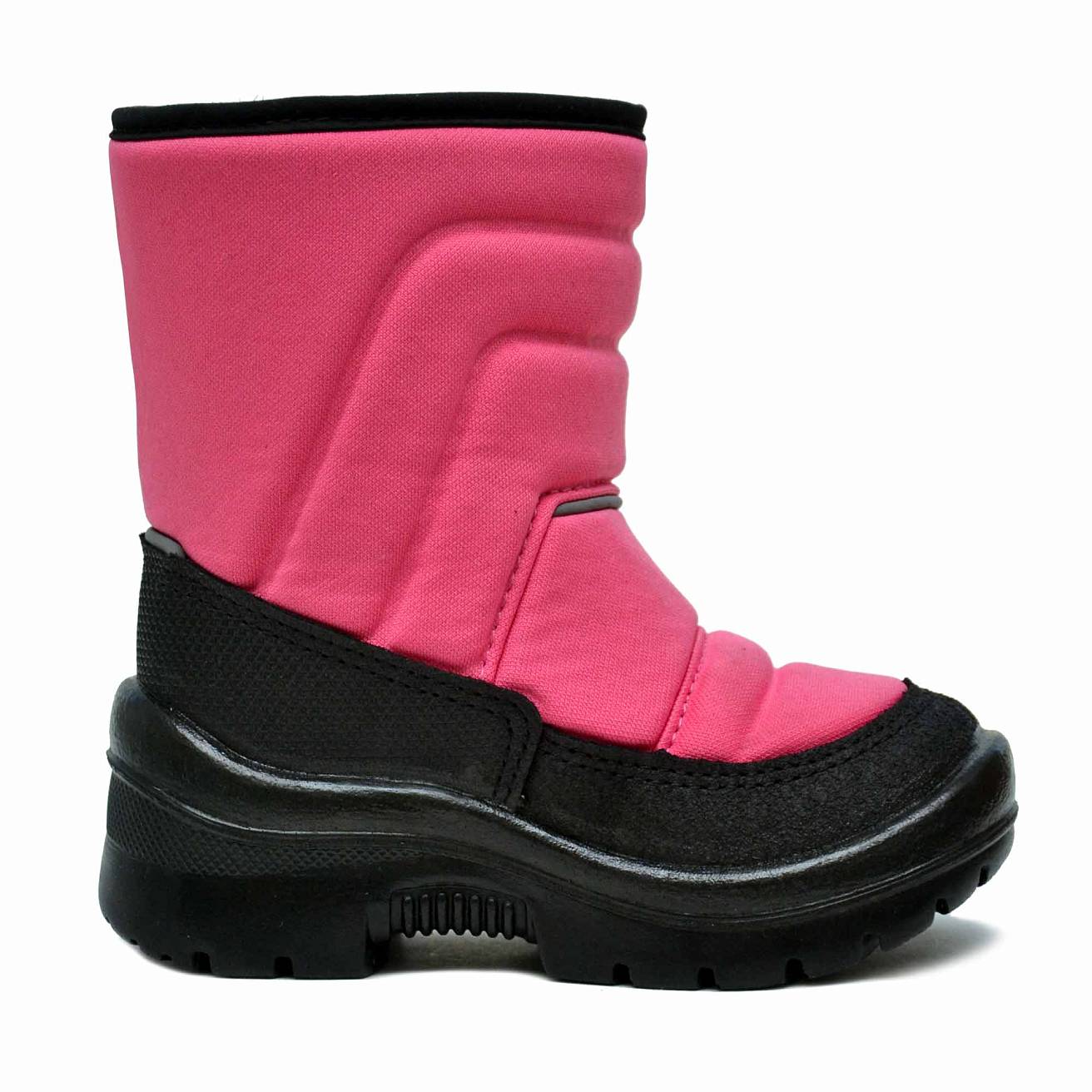 Зимние детские сапоги Nordman Lumi на липучке розовые - фото 5