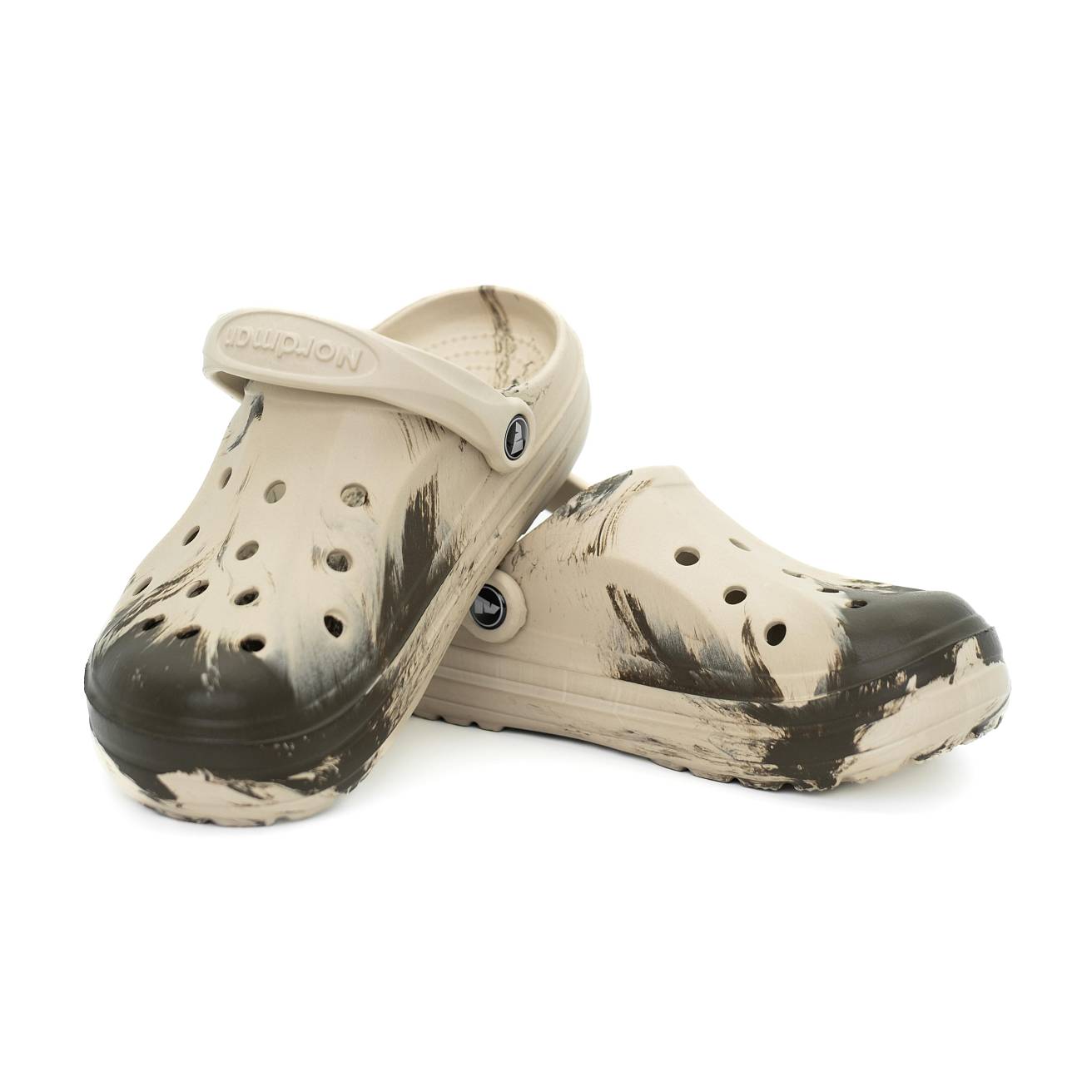 Сабо из ЭВА Nordman Shark цвет бежевый с серым - фото 7