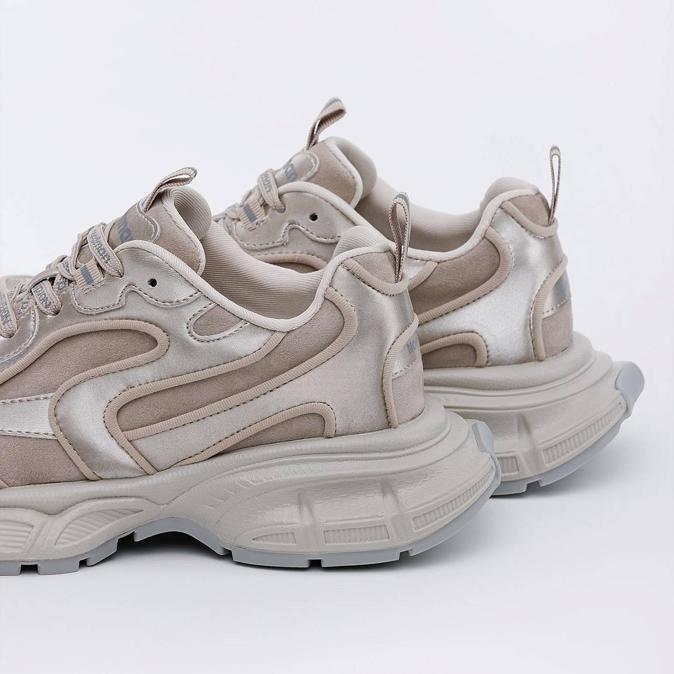 Женские кроссовки Nordman бежевые - фото 4