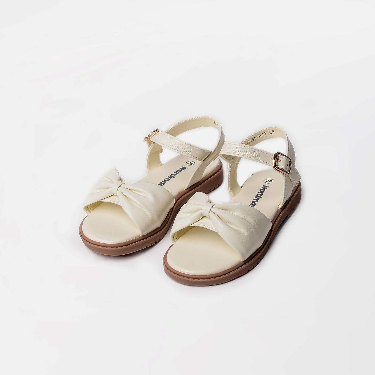 Босоножки детские летние жёлтые - фото 4