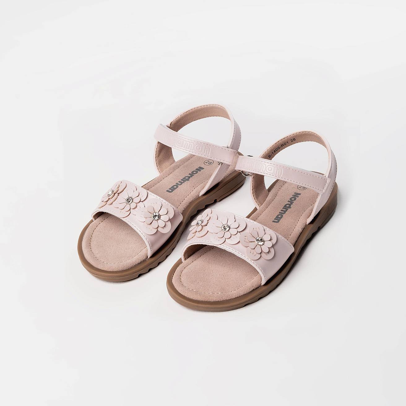 Босоножки детские летние розовые - фото 4