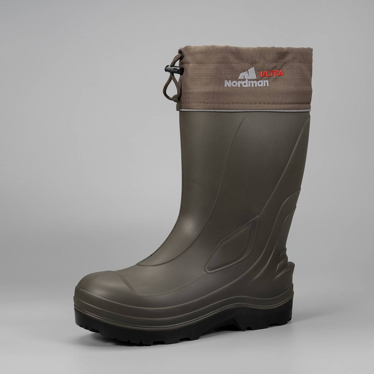 Сапоги Nordman Ultra до -50 ºС с меховым вкладышем оливковые с черным - фото 2