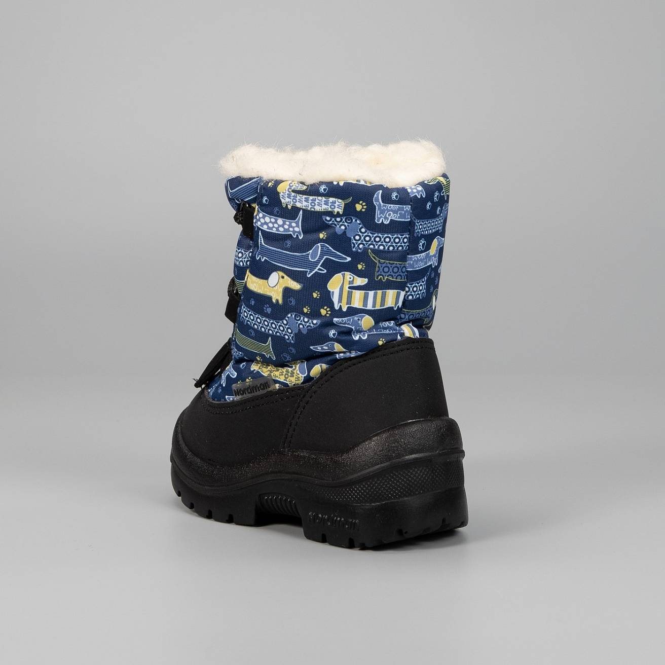 Зимние детские сапоги Nordman Mini на шнуровке синие - фото 5
