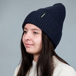 Фото Шапка вязаная Nordman цвет темно-синий