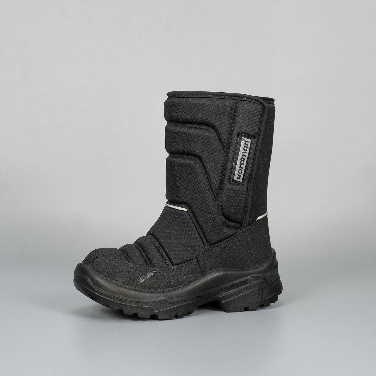 Зимние детские сапоги Nordman Lumi на липучке черные - фото 2