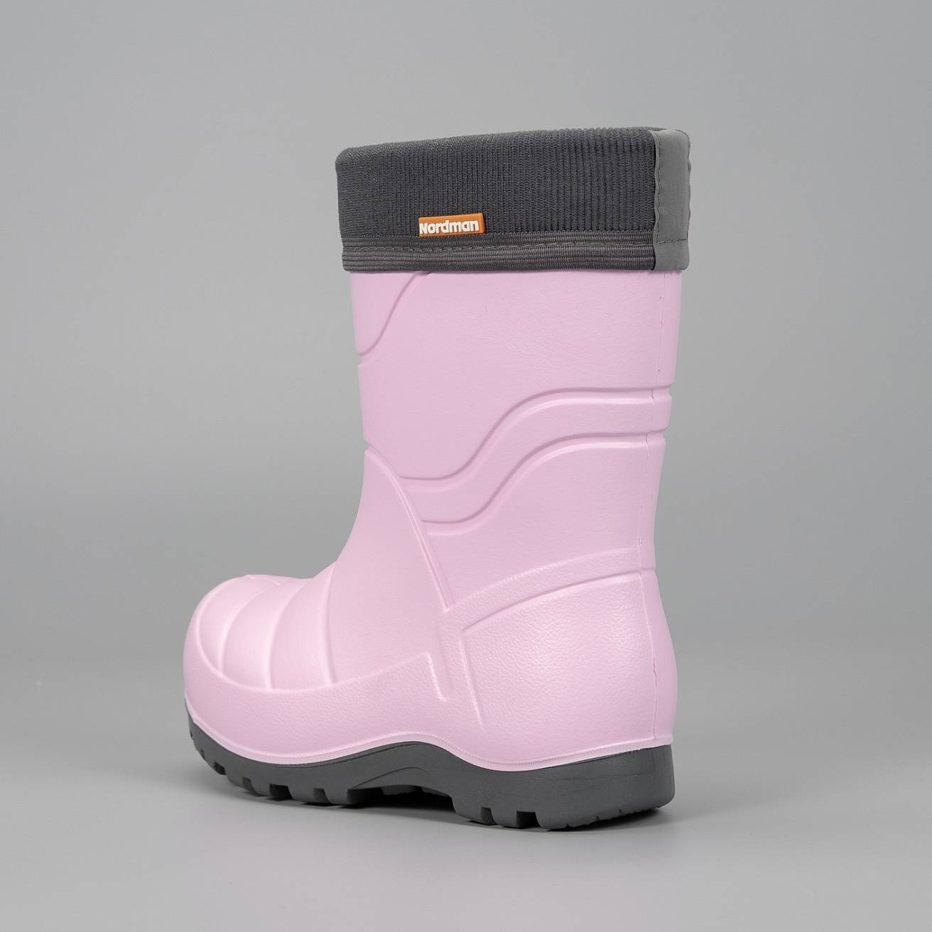 Сапоги детские Nordman Flash со съемным флисовым утеплителем нежно-розовые - фото 4