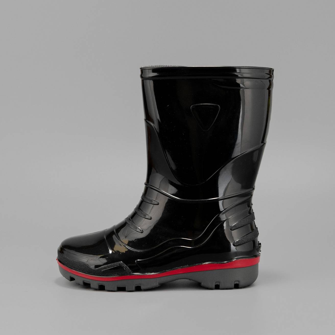 Nordman Step сапоги школьные из ПВХ, черные - фото 4