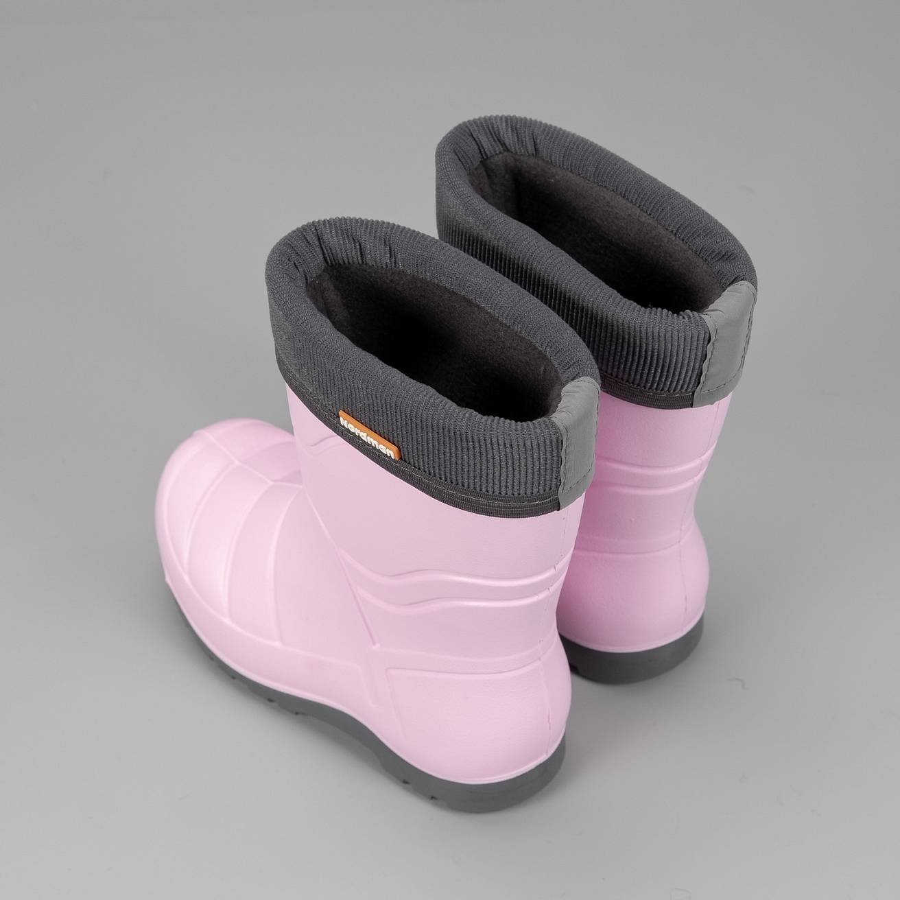 Сапоги детские Nordman Flash со съемным флисовым утеплителем нежно-розовые - фото 2