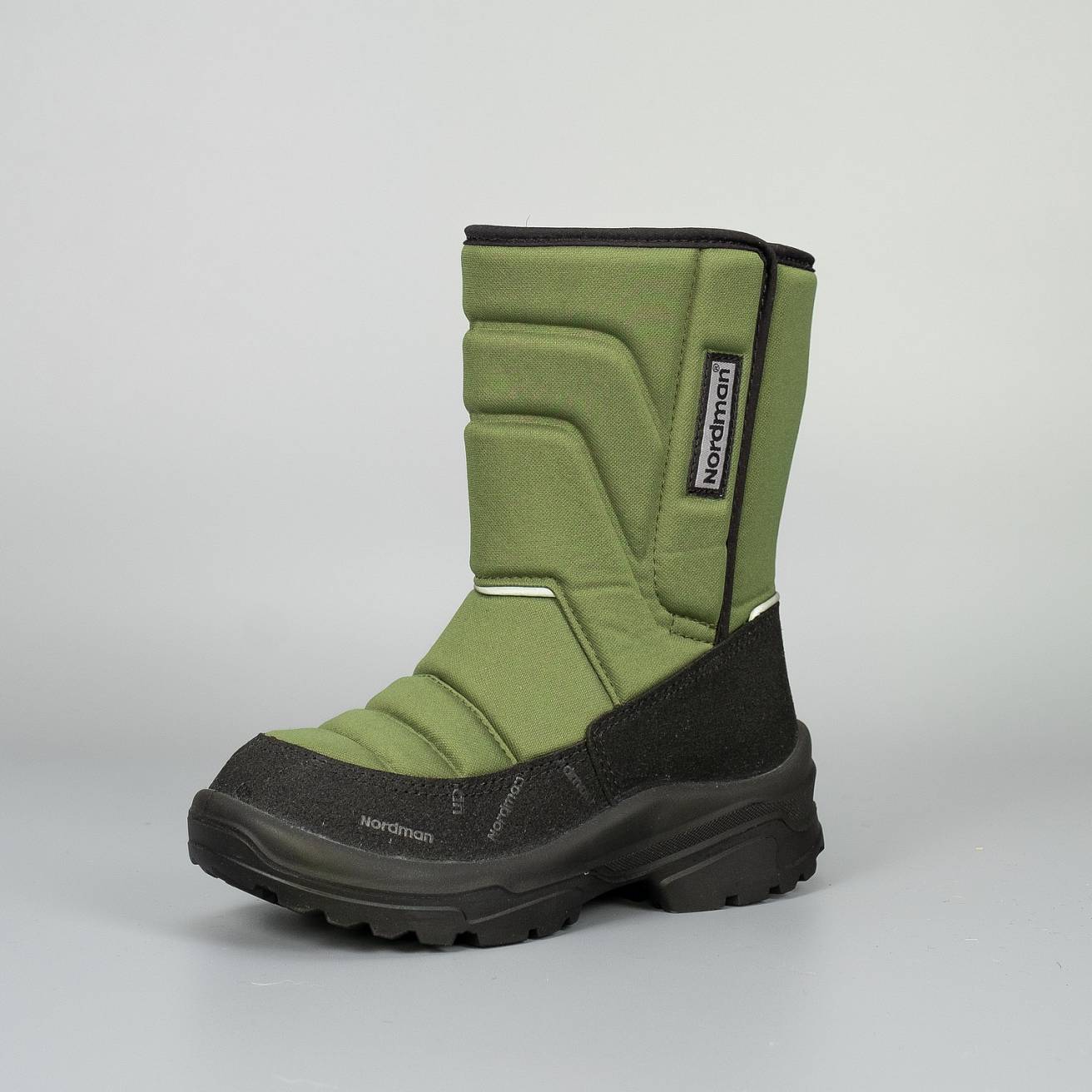 Зимние детские сапоги Nordman Lumi  на липучке Хаки - фото 2