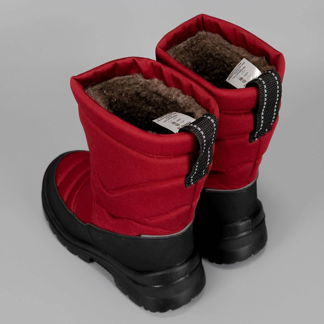Зимние детские сапоги Nordman Lumi бордовые - фото 8