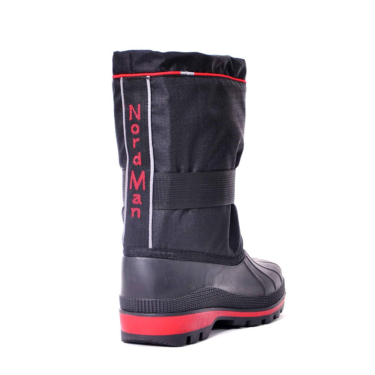 Бахилы Nordman New Red укороченные ткань Rip Stop черные - фото 3