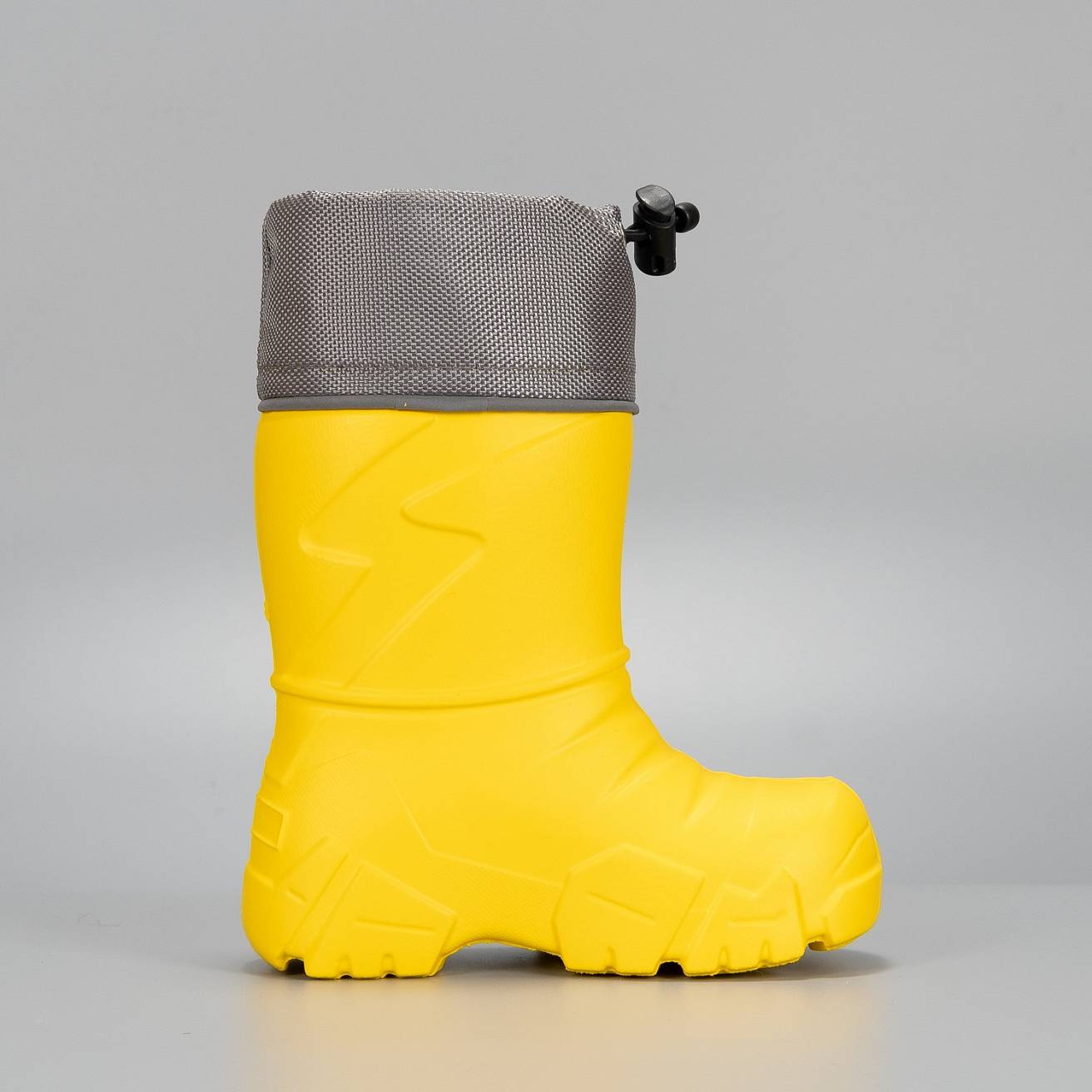 Сапоги Nordman Kids из ЭВА с вшитым меховым вкладышем  желтые - фото 5