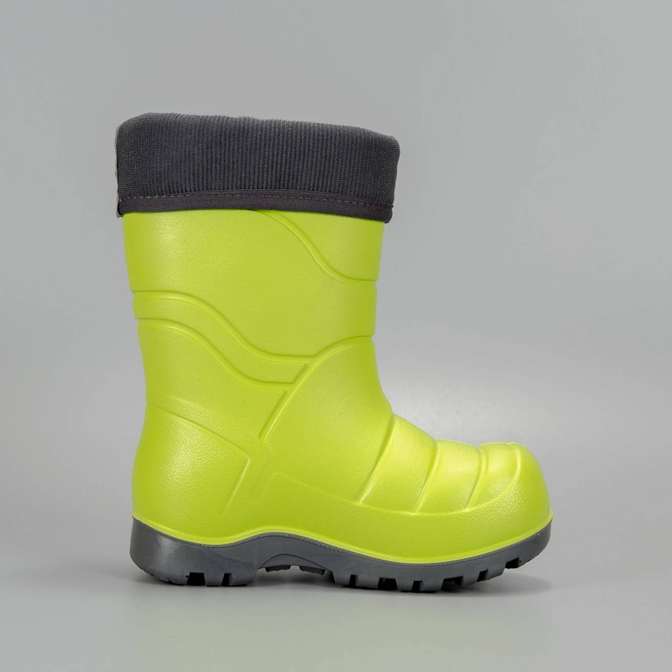 Сапоги детские Nordman Flash со съемным флисовым утеплителем лайм - фото 5