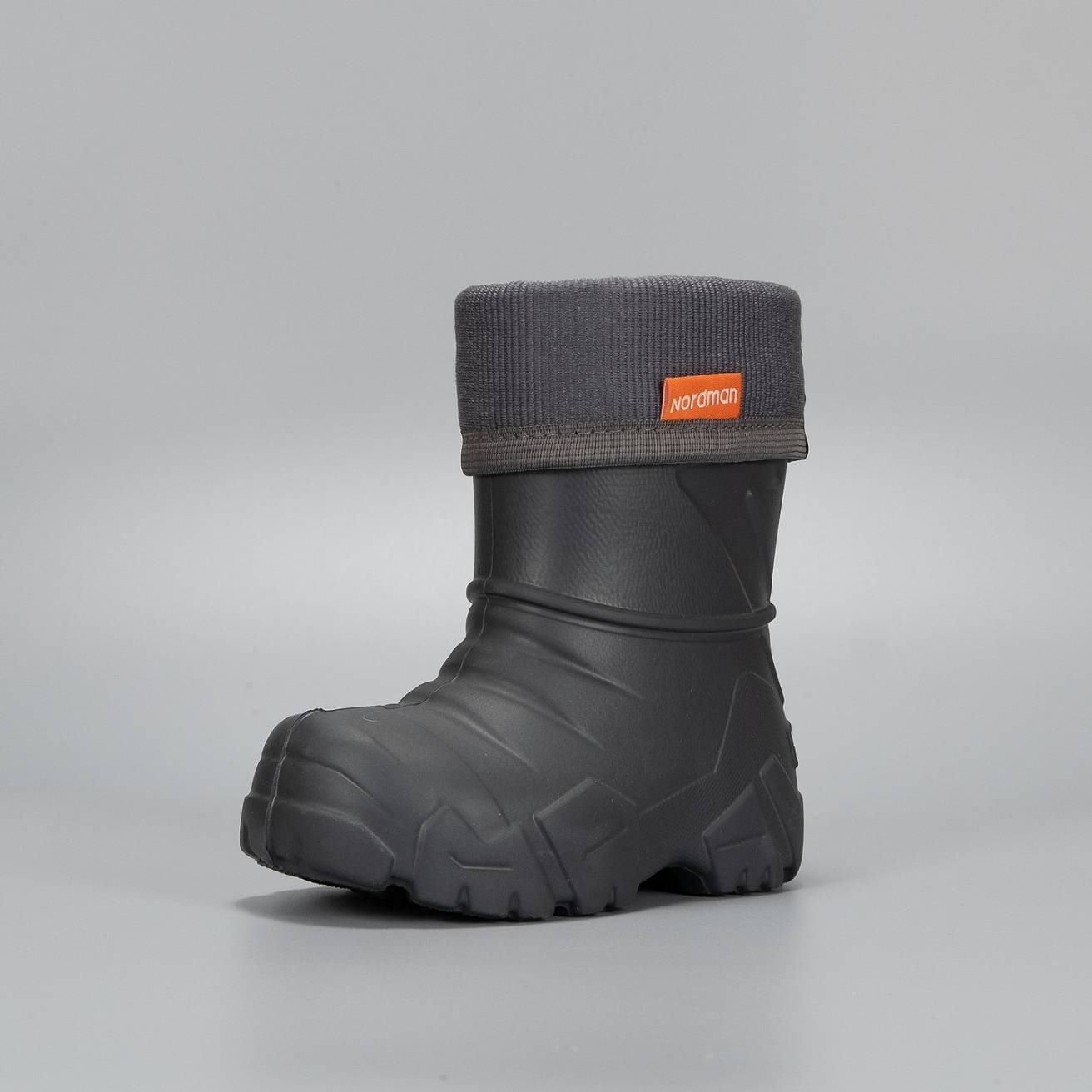 Сапоги детские Nordman Kids со съемным флисовым утеплителем серые - фото 3