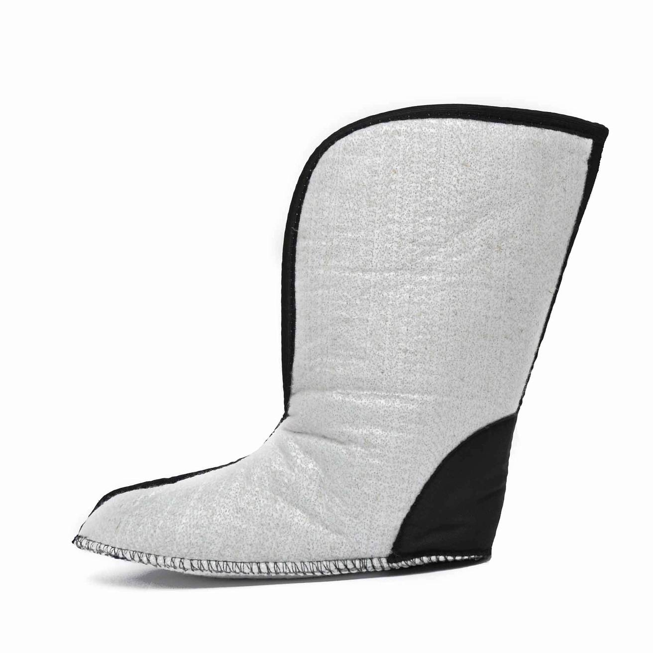 Сапоги Nordman Ultra до -70 ºС с флисовым вкладышем черные с оранжевым - фото 7