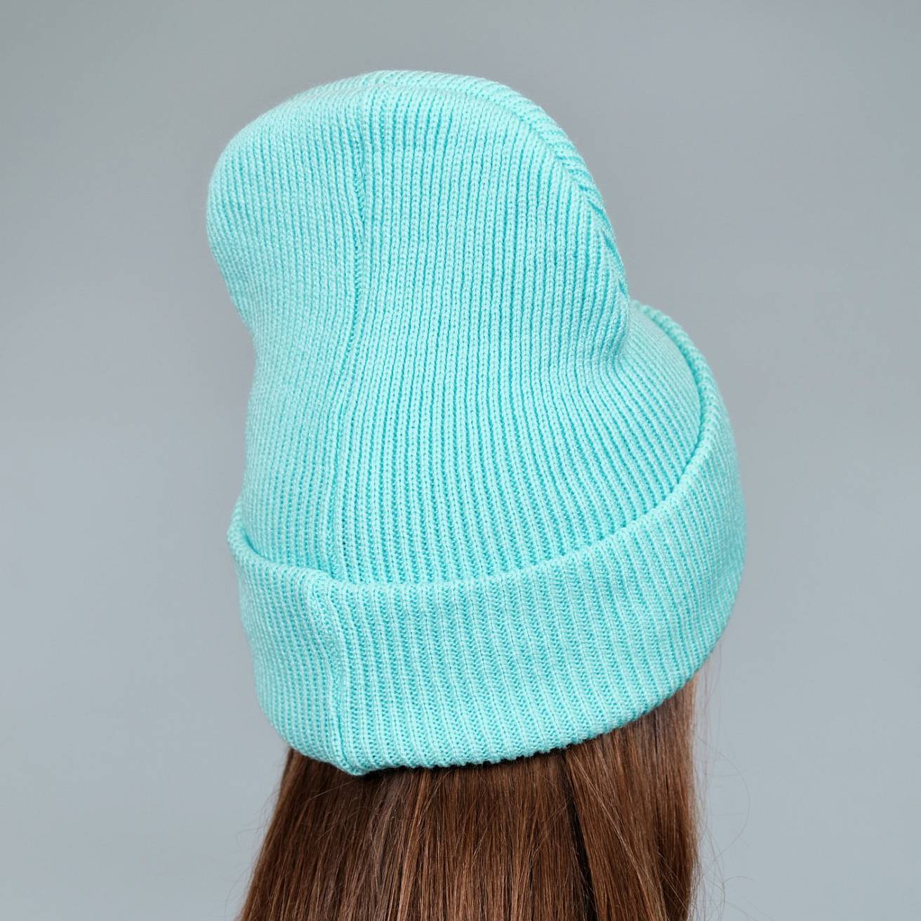 Шапка вязаная Nordman цвет ментол - фото 2