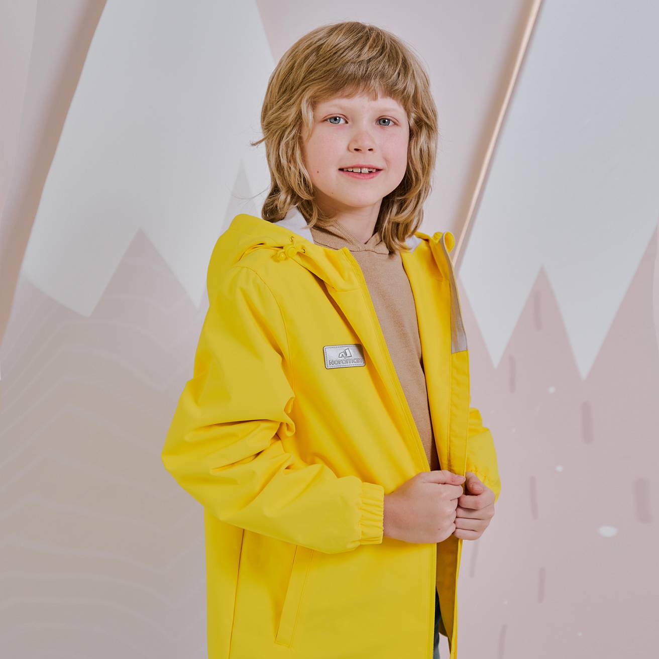 Nordman Wear куртка-ветровка без утеплителя желтая - фото 1