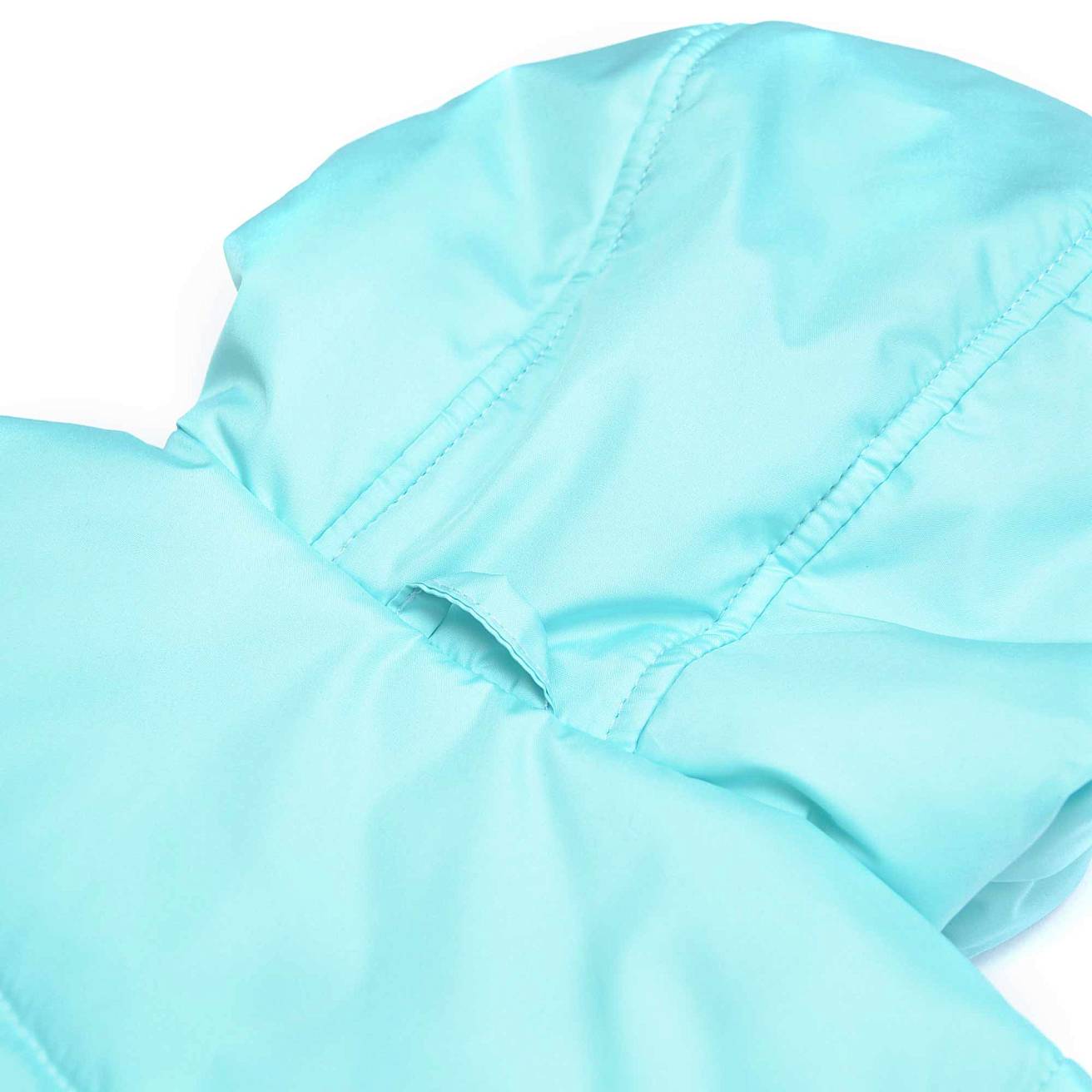 Жилетка с капюшоном бирюзовая - фото 6