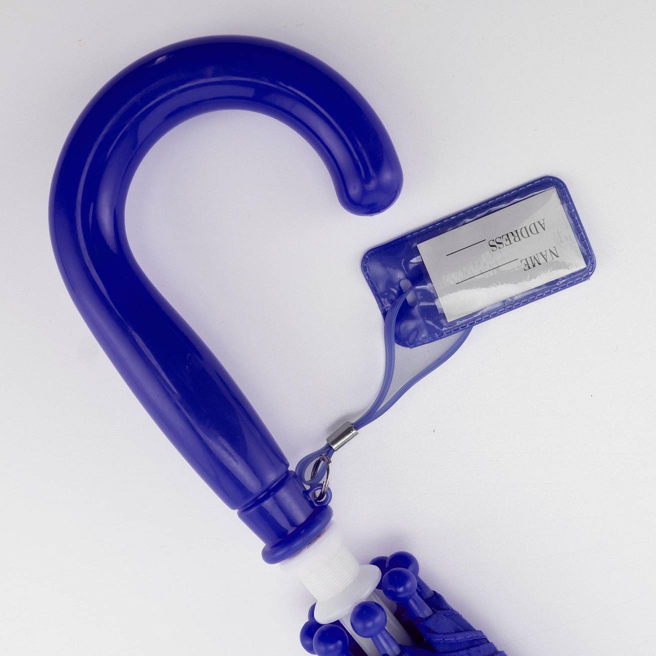 Зонт-трость цвет синий/принт динзавры - фото 9