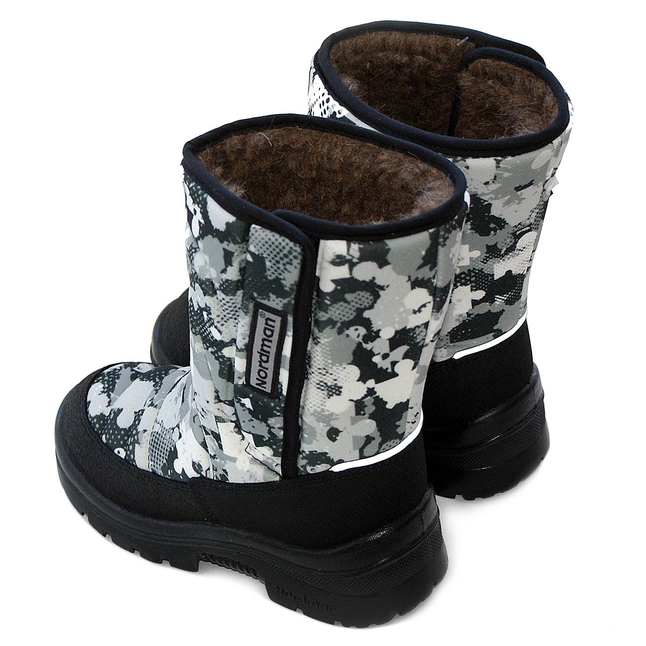 Зимние детские сапоги Nordman Lumi  на липучке PAZ PAZ BLACK - фото 6