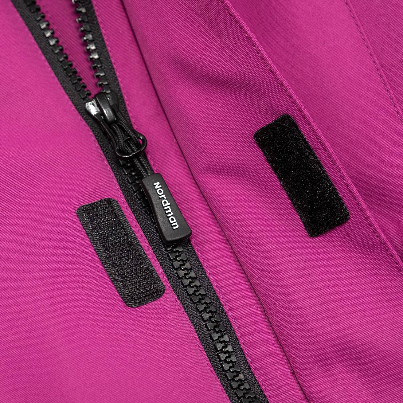 Nordman Wear куртка-парка утеплённая пурпурная - фото 9